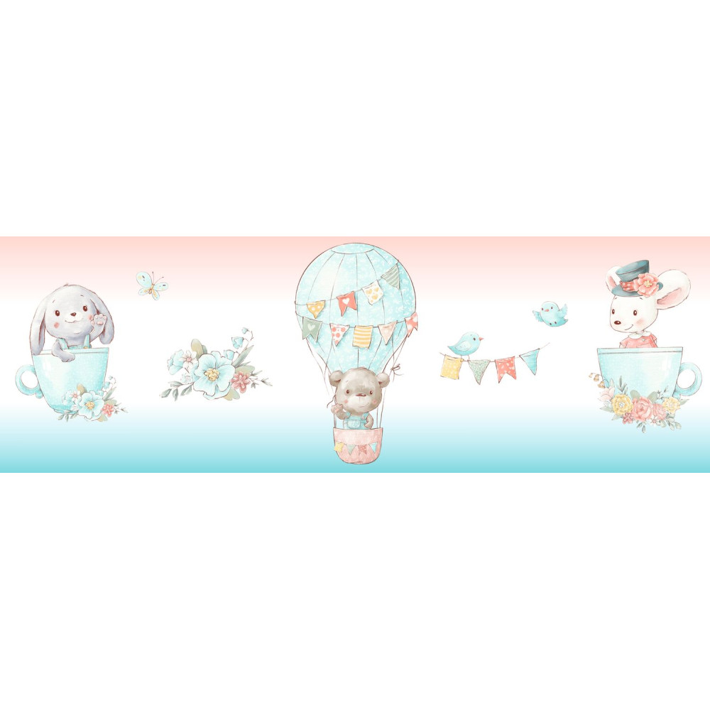 "Friends & Peace" békés állatok, barátok tapétaposzter 3 m x 1 m