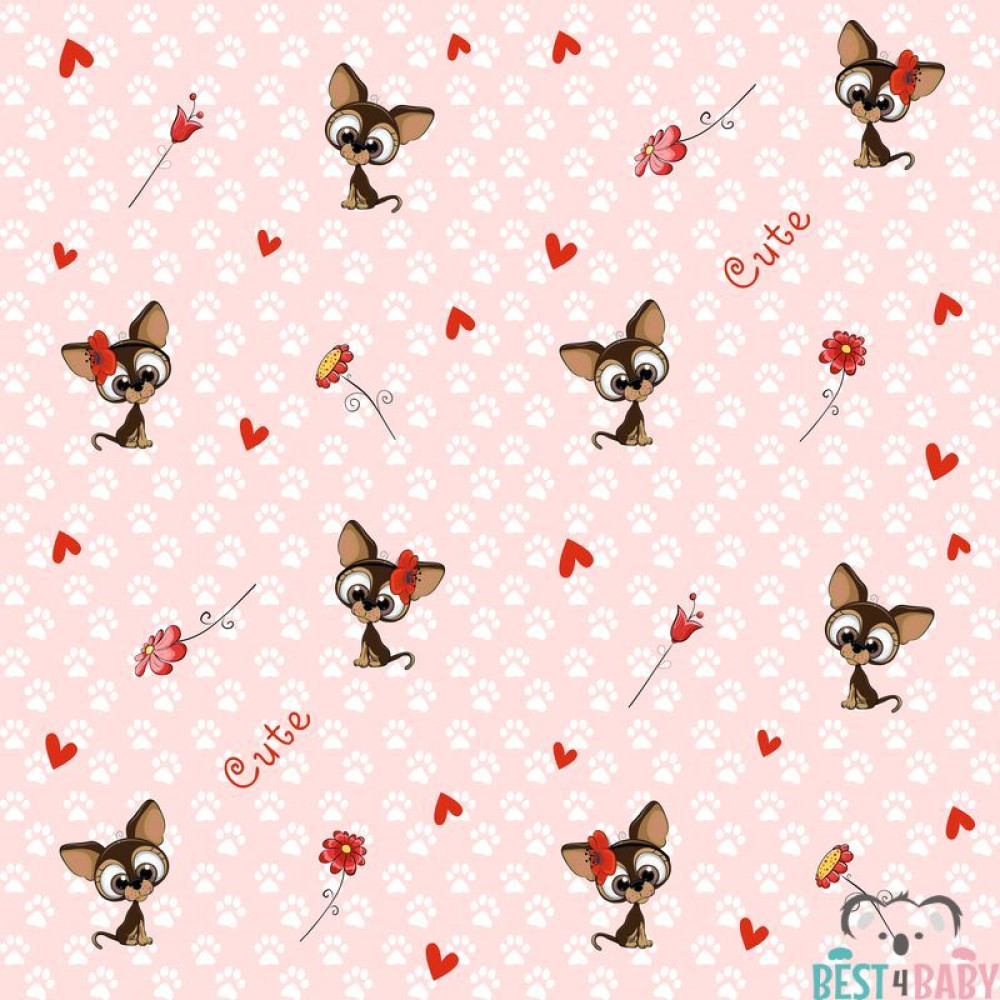 Kutyás gyerek tapéta