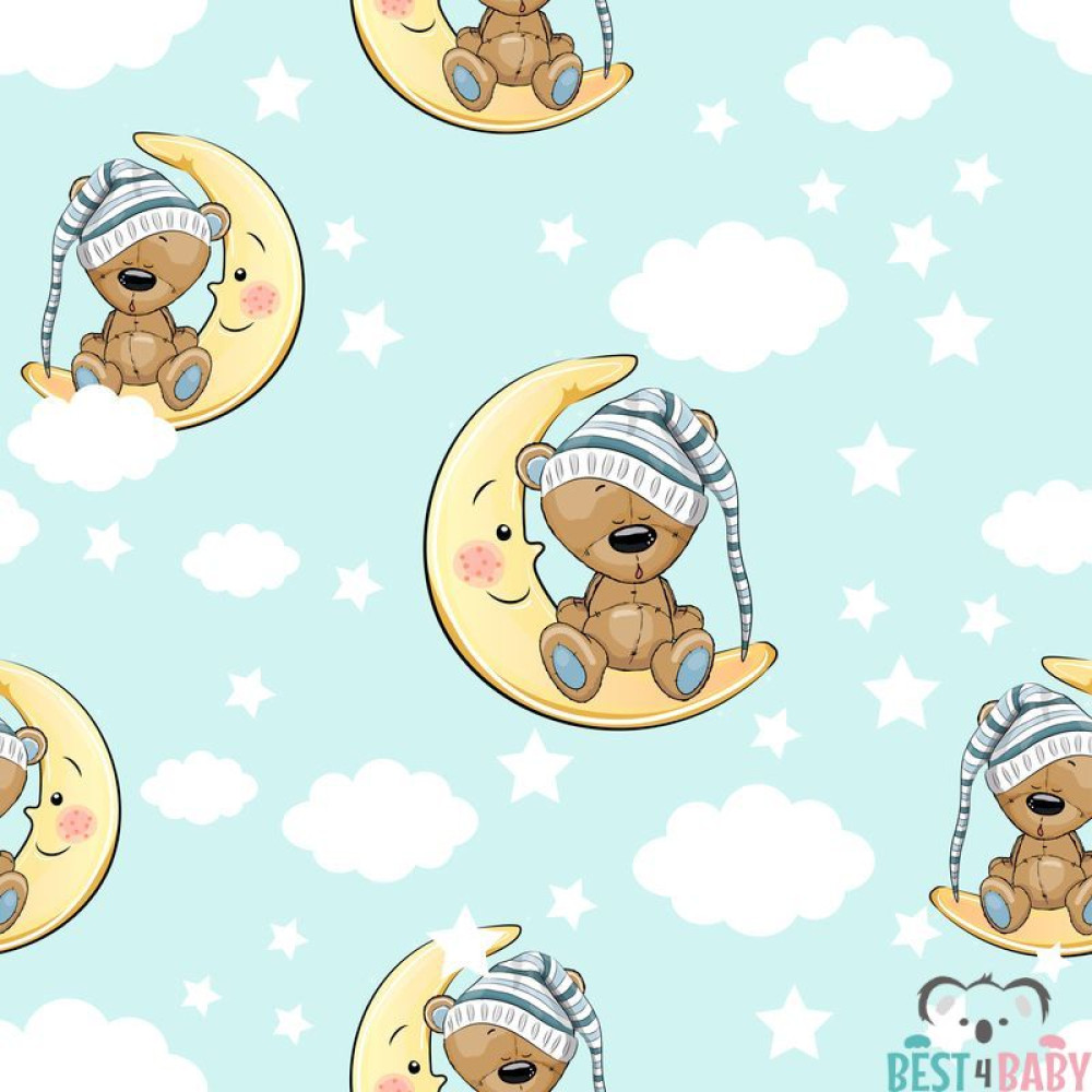 Maci hálósapkában gyerektapéta