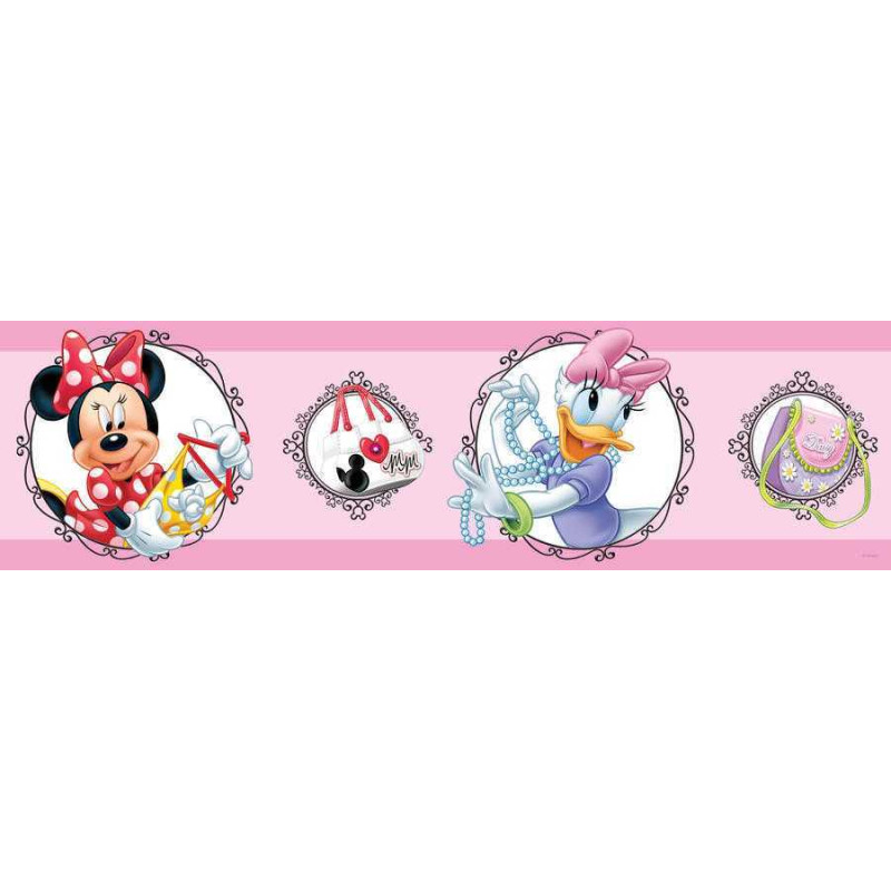 Minnie egér és Daisy kacsa bordűr, 14 cm