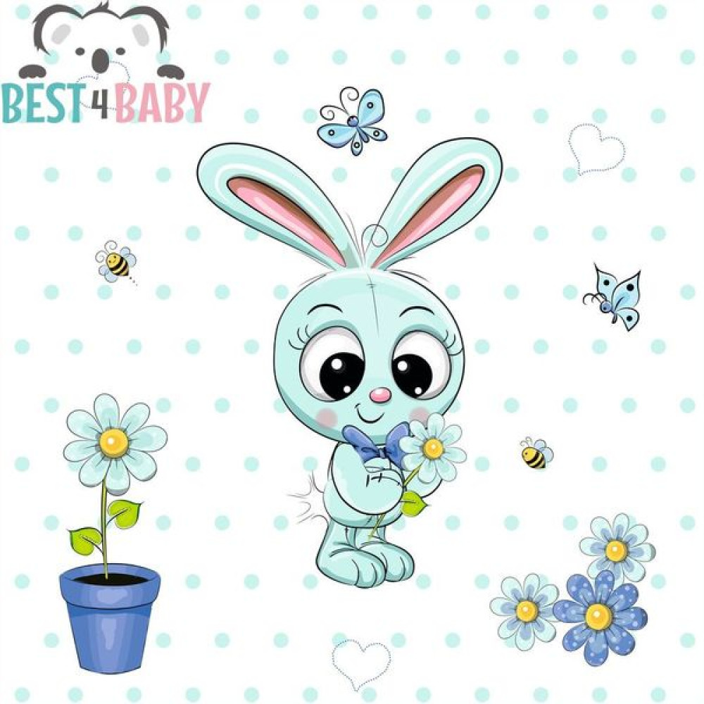 Nyuszis poszter, fiú Nyuszis poszter, fiú