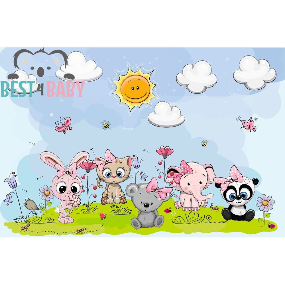 Aranyos állatos poszter, fekvő