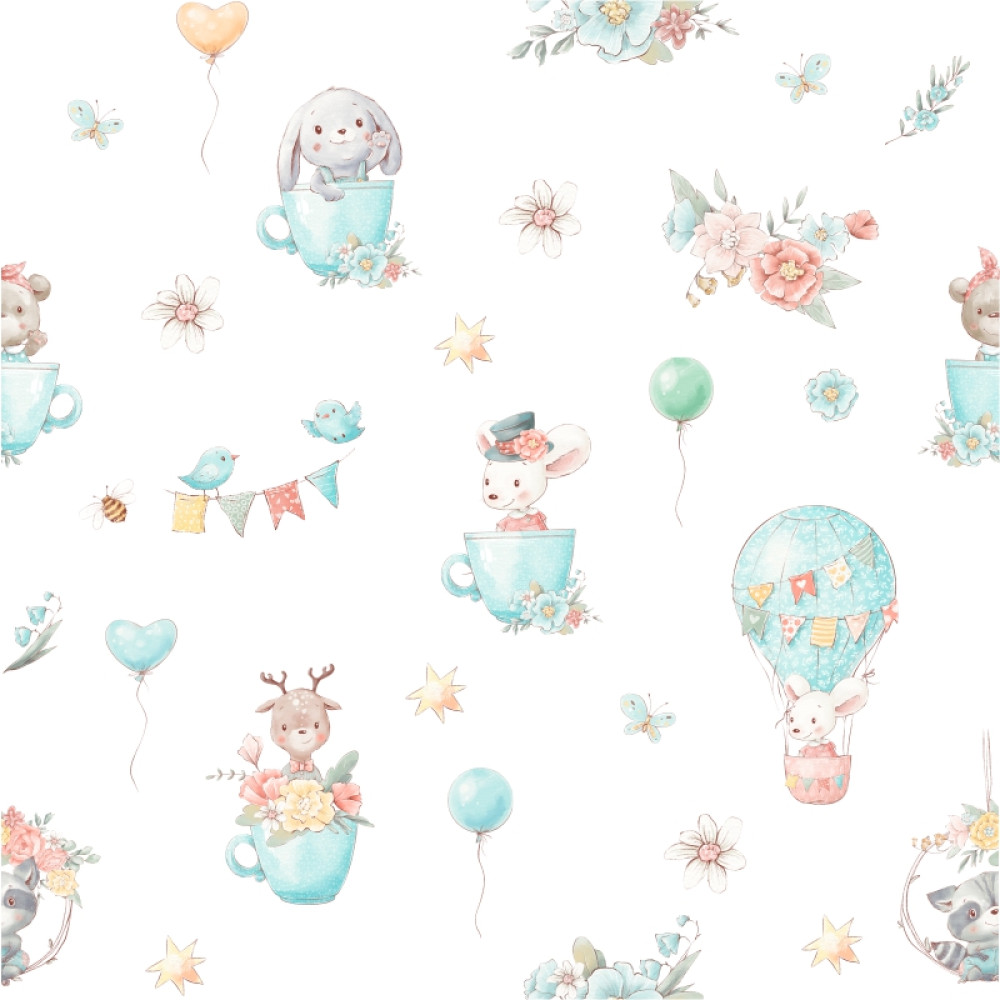 "Friends & Peace" gyerek tapéta